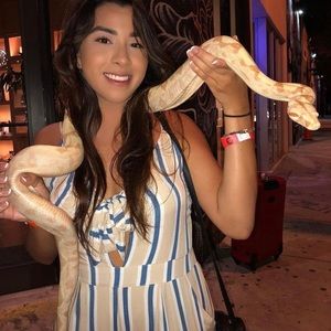 Boutique striped jumpsuit